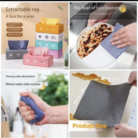 Microfiber Cleaning Wipes (Pack of 20)