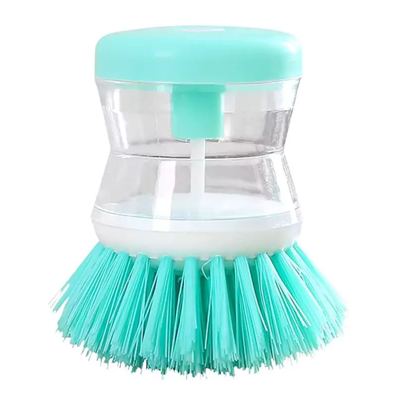 Kitchen Liquid Dish Cleaning Brush with Soap Dispenser